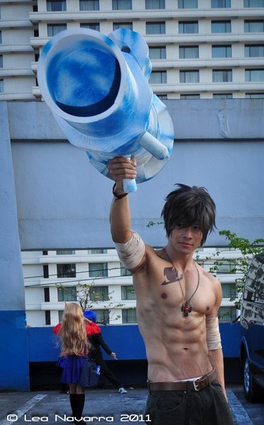  cosplayer perfect abs 