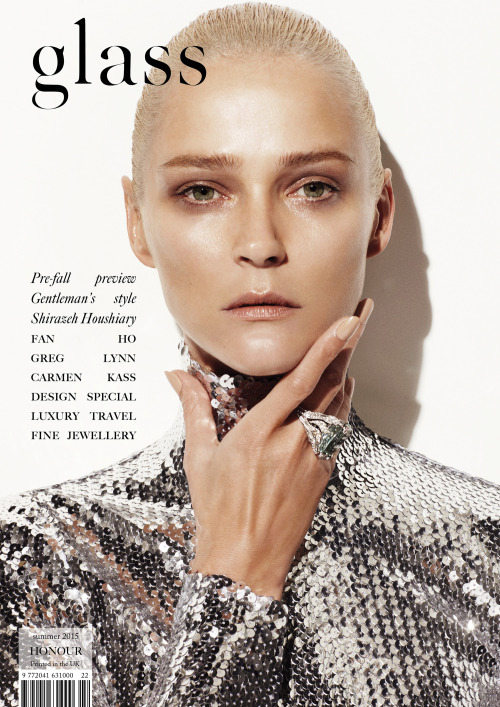 Glass Magazine - Honour - Summer 2015Featuring Carmen Kass by BOJANA TATARSKA wearing DIOR