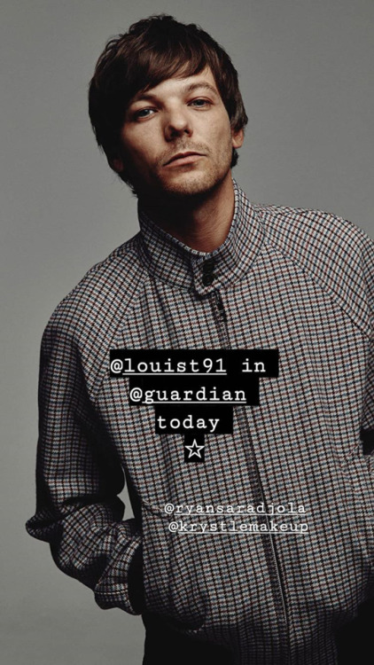 lthqs:Louis for The Guardian, photographed by Ryan Saradjola