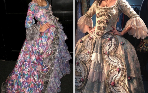 operafantomet: Elizabeth Welch’s wardrobe in the US (left) and Germany (right), round 1(Note: 