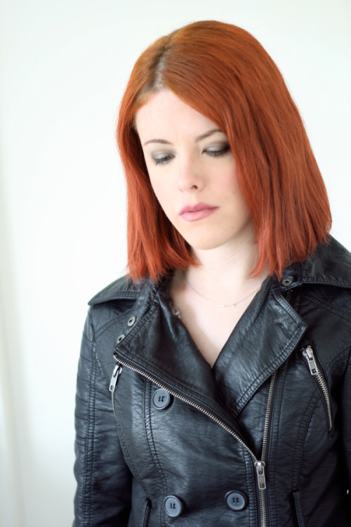 jointhecosplaynation:  redderz:  Had a go at Winter Soldier Natasha today! My hair is annoying and keeps going wavy though. I did some in my Widow suit too, even though we haven’t seen her suited up in WS yet. I had to put the arrow necklace in though!