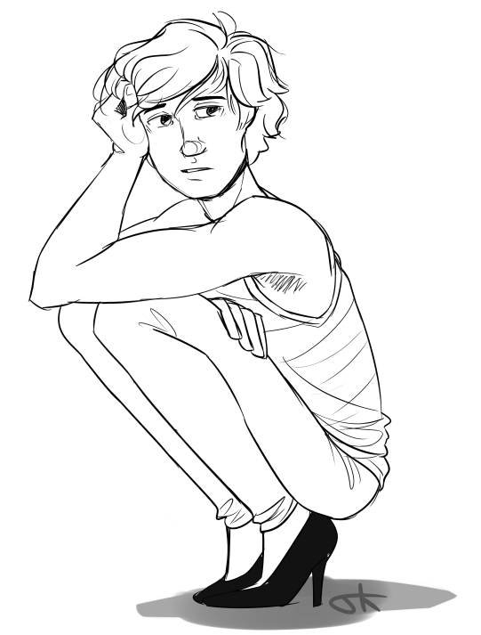 hopeandheir:  *slams fists on table* ADRIEN IN HEELS! ADRIEN IN HEELS! (✧◡✧