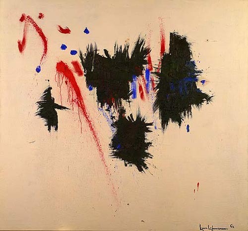In the Vastness of Sorrowful Thoughts, 1963, Hans HofmannMedium: oil