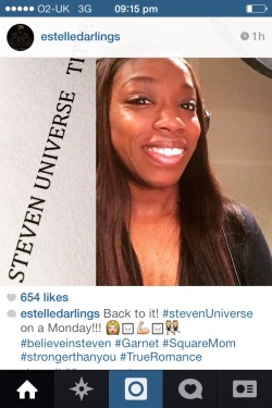 ganondilf:  Estelle tagging her selfies as