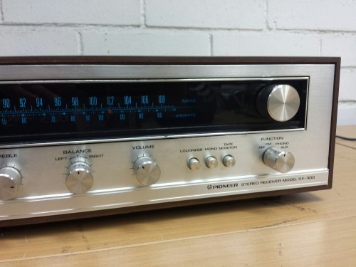 Pioneer SX-300 AM/FM Stereo Receiver, 1973