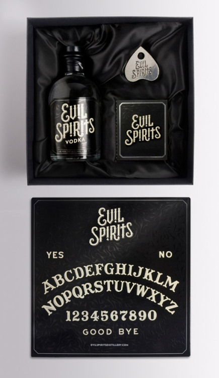 thegraveyardqueen: Evil Spirits Vodka by Saint Bernadine Mission Communications Inc.