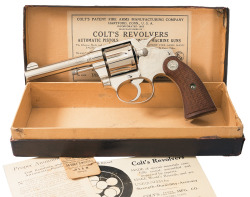 twippyfan:  Colt Police Positive .38 special. Nickeled. Walnut grips. Perfect in box. 