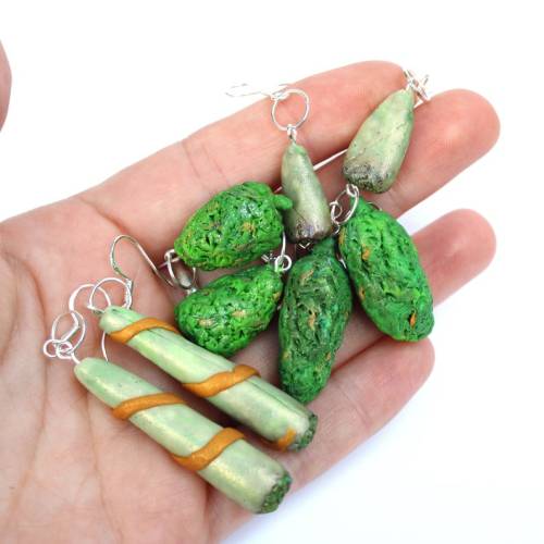 Just dropped a mini stoner weed earring set in my etsy! handmade & lightweight, and the mother f