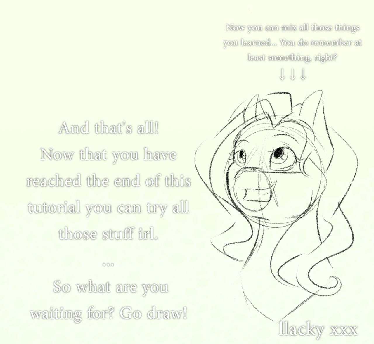 llacky:  Full VIEW&ldquo;Mare face/head tutorial&rdquo; by llackyHey, I finally