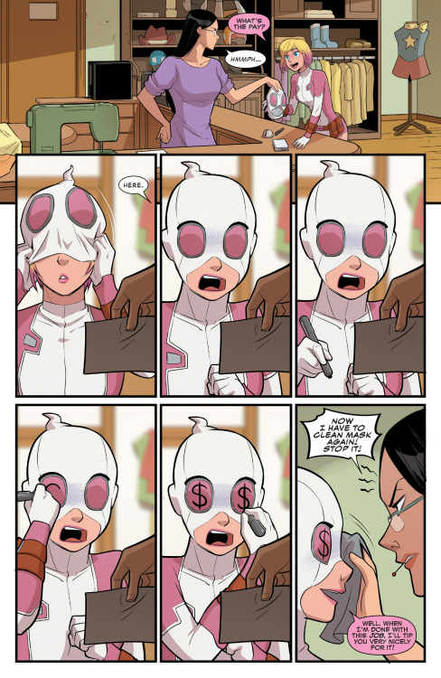 Dolla Dolla Bill, y’all.The Unbelievable Gwenpool #1