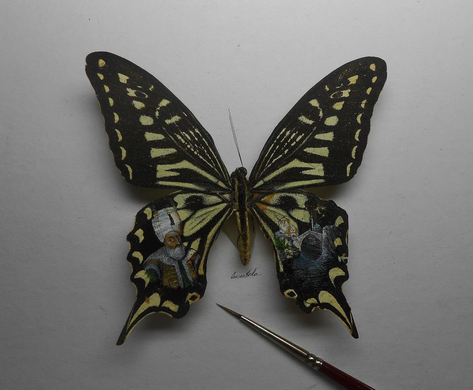 fer1972:  Intrincated (and Unbelievable) Paintings on Butterflies by Hasan Kale NOW,