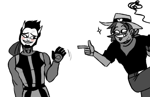 glysaturn:mccree’s filling his flirting quota before going on a mission with reyes