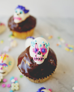 ugly–cupcakes:  Mexican Hot Chocolate Cupcakes