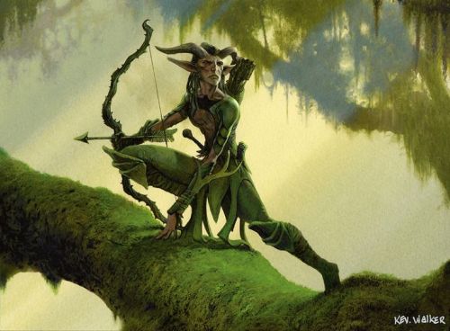 gathering-art: Thornbow Archer by Kev Walker