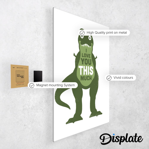 New Product Alert: Magnet-mounted METAL POSTERS from @displate! (Scroll images for details) Guys! Go