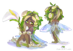 Ava-Riel:i Love The Splatfest Illustrations! Hence I Drew Some Fairies To Celebrate!