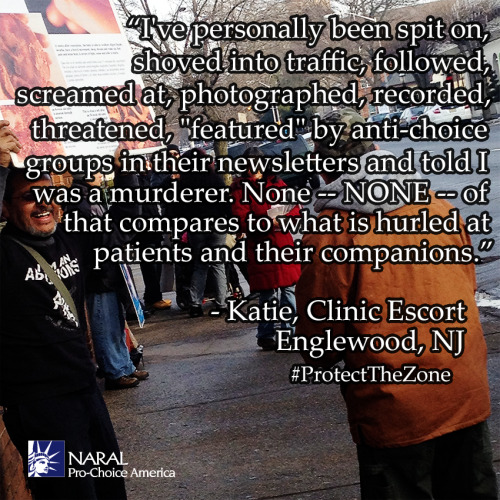 prochoiceamerica:Today, the U.S. Supreme Court is hearing a challenge to a buffer zone law that prot