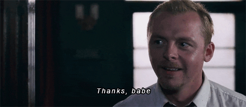 colormecory:  Ed and Shaun, My OTP.Shaun Of the Dead (2004) 