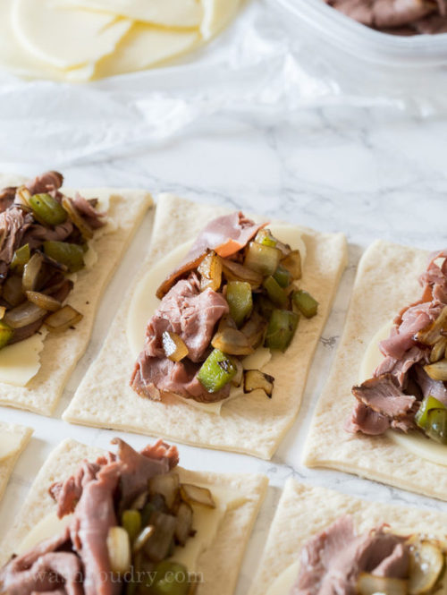 foodffs:  Philly Cheese Steak Pizza SticksFollow for recipesIs this how you roll?