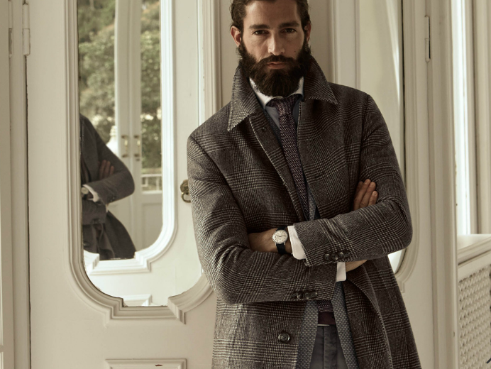 grey on gray — Luigi Bianchi Mantova. My first favorite suiting...