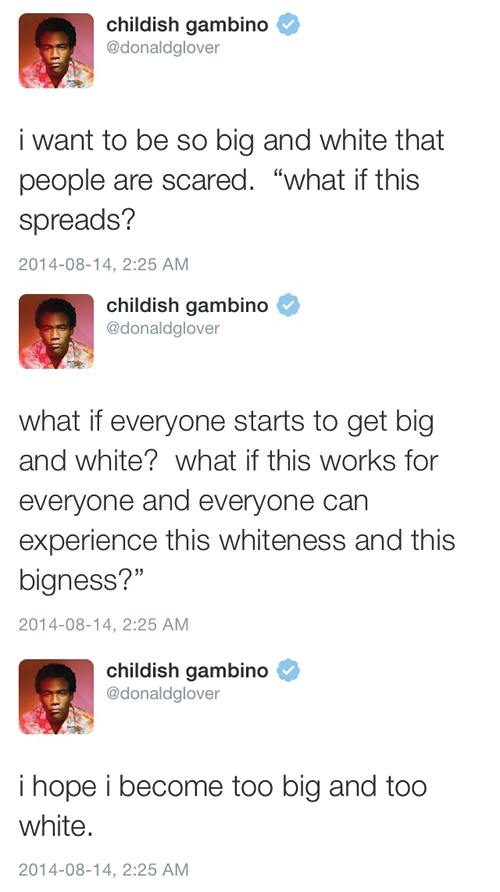 Childish gambino twitter best sale