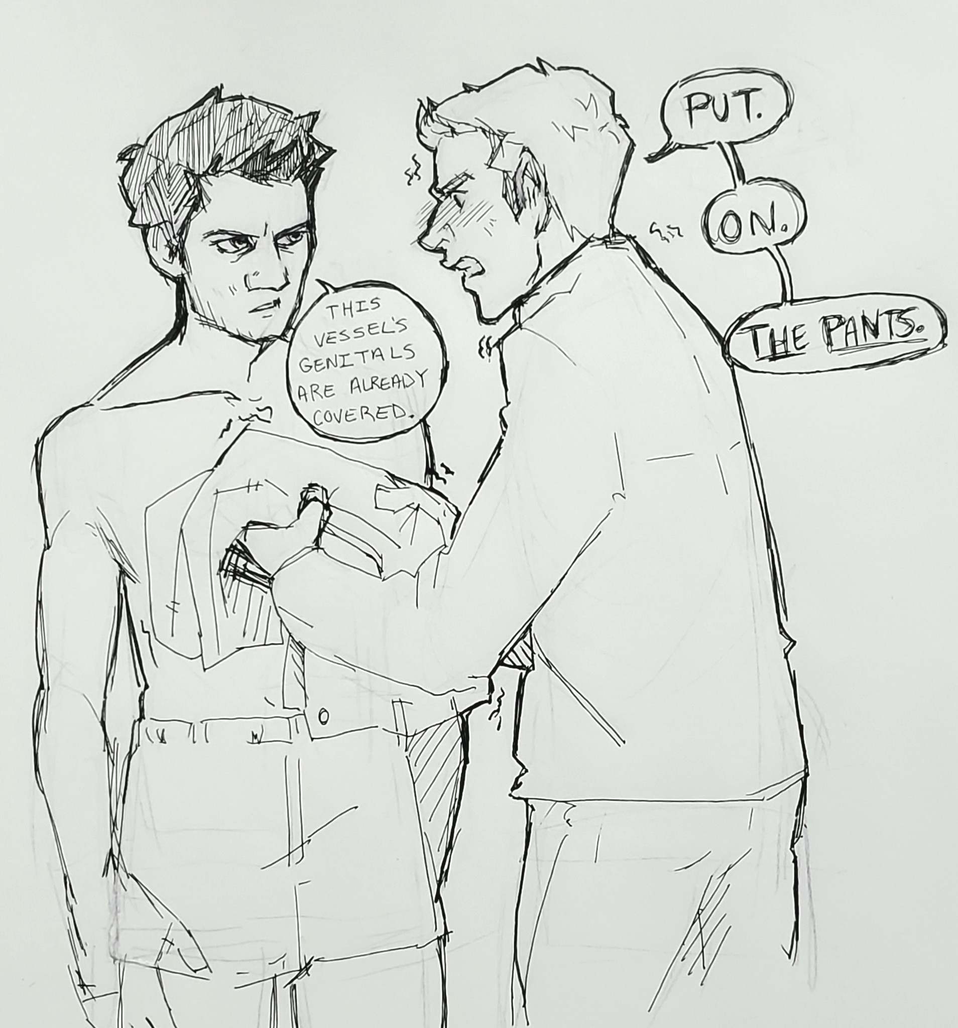 Return of the “Jimmy Novak said ‘yes’ while only wearing his boxers” AU