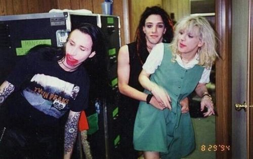 Marilyn Manson, Twiggy Ramirez, &amp; Courtney Love