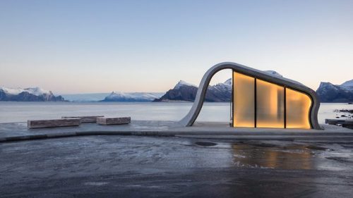 keepingitneutral:  “Uredd Rest Area” by HZA, Ureddplassen, Helgelandskyste, Norway