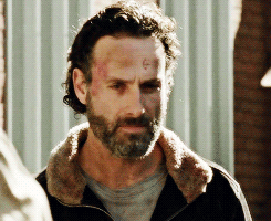 thewalkinggifs:  I got it off of a dead one… I didn’t think he’d need it. 