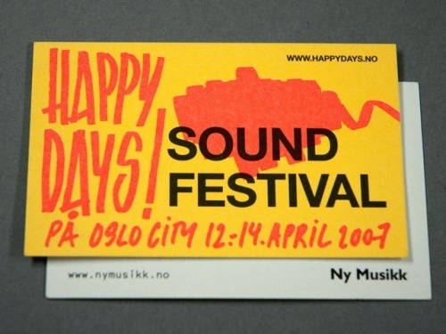 ‘contemporary music for the ordinary man’ was the motto of the 2007 Happy Days Sound Festival which 