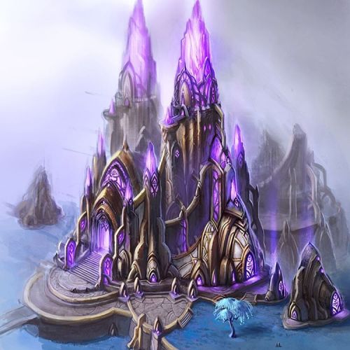 Draenei temple concept for World of Warcraft: Warlords of Draenor. #throwbackthursday #worldofwarcra