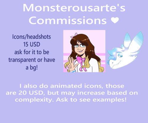 Updated commission info for 2021!DM me if you’re interested, I can take payments through Cashapp, Ve