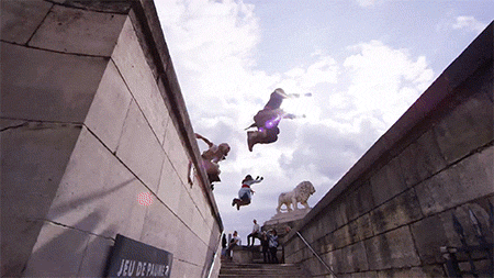 feiyuesizechart:Parkour is a cool art! Let’s do it together! An online shop: http://www.icnbuys.com/