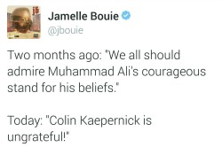 liberalsarecool:  Muhammad Ali lives on in Colin. #respect 