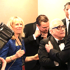 leonardodicrapio:  Leonardo DiCaprio can’t figure out his button by himself in the green room at the 18th Annual ADG Awards, Feburary 8th, 2014  