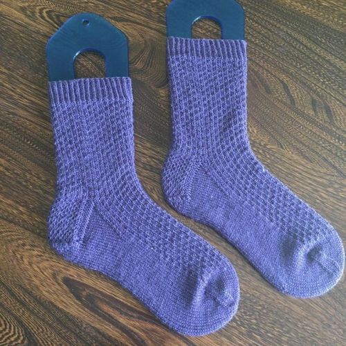 Finished some socks for Abby!Pattern: Hermione’s Everyday Socks #knitting #knittingpastor #knitter