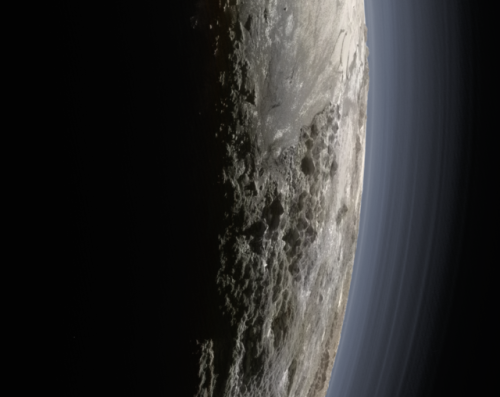 This shot of Pluto, taken by New Horizons just minutes after closest approachImage Credit: NASA/John