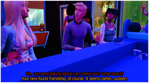 Dina Could See Cassie's Face Light Up Behind Him At Her Compliment.