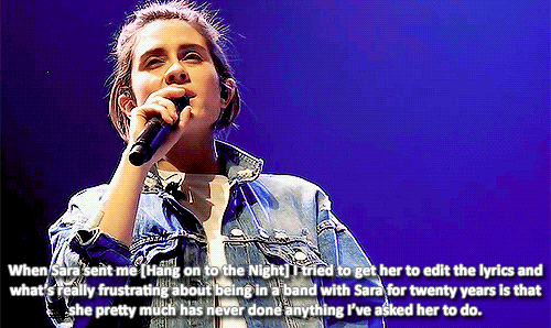 saraquinz:I’m going to take advantage to say–even though this is not my song … (x