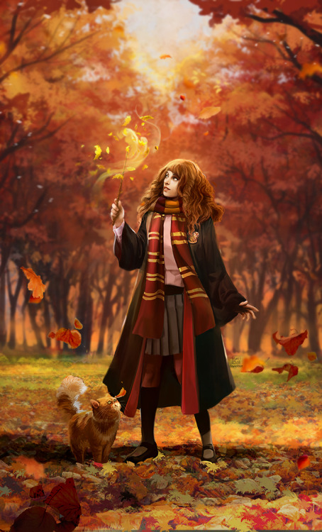 Autumn is my fav season and it just started here in Uruguay :DI though Hermione always represented a