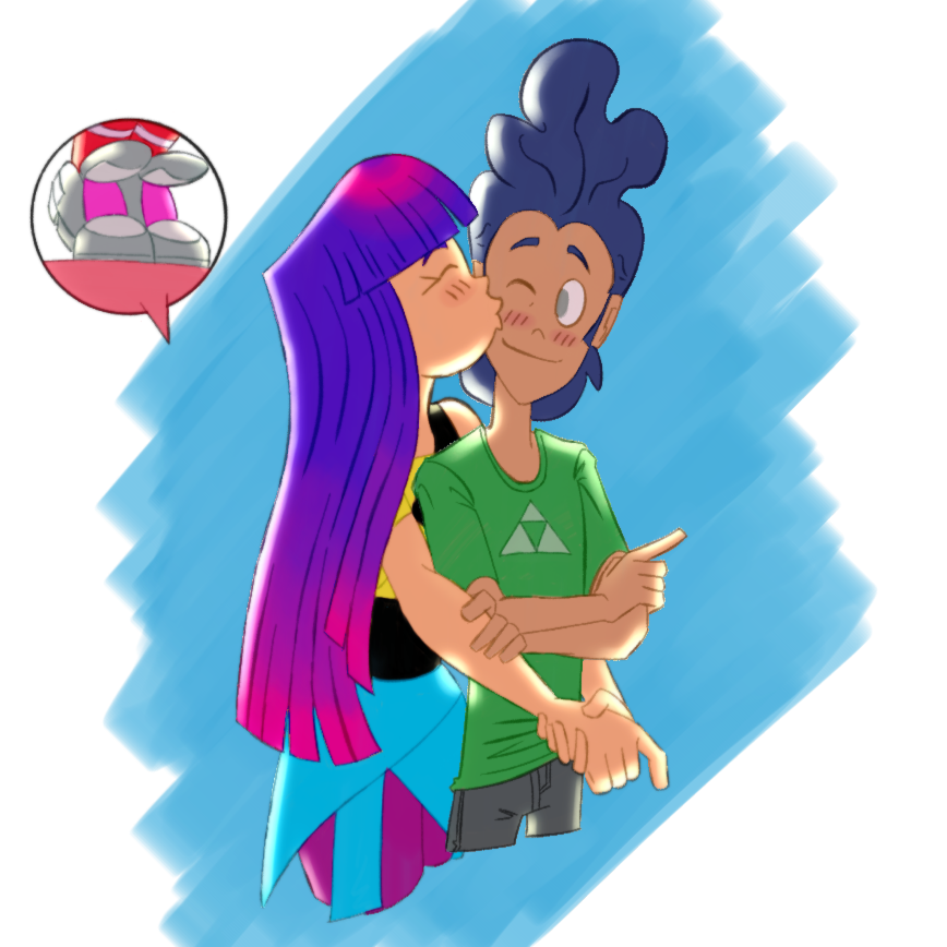 pix Glitch Techs Miko X Five Kiss major art fan