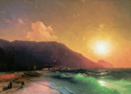 Вид на море, 1867, Иван АйвазовскийSea view, 1867, Ivan Aivazovski