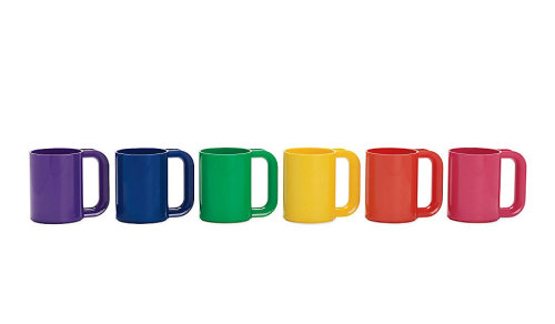 Massimo Vignelli, Rainbow Mugs, 1974. Made by Heller. Available til today at Design within reach. BP