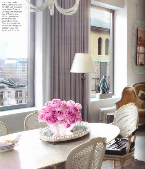 D'AQUINO MONACO ~ DESIGN IN MANHATTANWhen antique dealer Bernd Goeckler decided to move from his Gre
