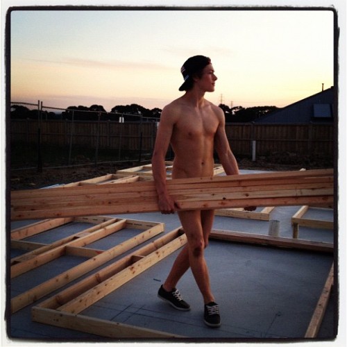 fraternityrow:  he’s the crew’s go-fer :) 