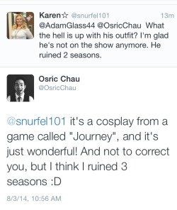 the-prophet-angel:  Sassy Osric strikes 