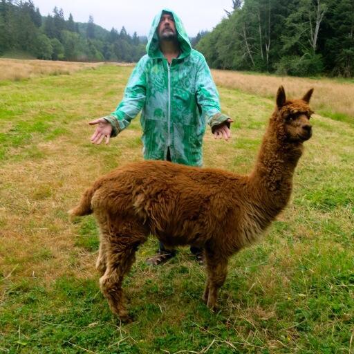 phineas4cobain:  krist,  who looks like he’s blessing the alpaca. I just don’t