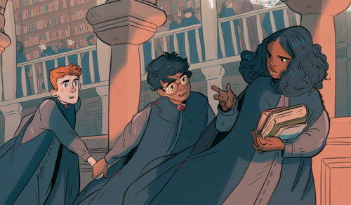 sasmilledge:a harry potter print done to sell at conventions...