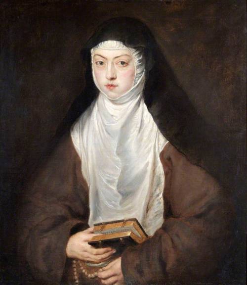 Ana Dorotea, Daughter of Rudolph II, a Nun at the Convent of the Descalzas Reales, Madrid (1628).&nb