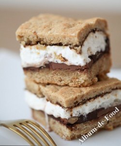 chocolate-frosted:  S’more Bars 